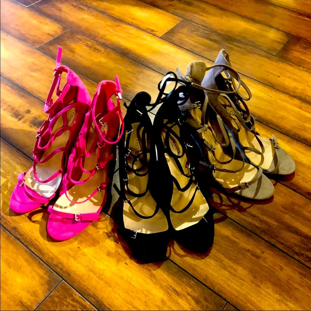 Shoedazzle heel bundle (3 pairs)